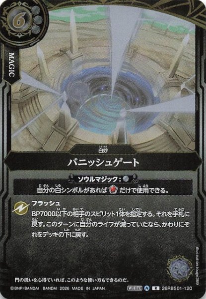 画像1: 【レア】バニッシュゲート　26RBS01-120 (1)