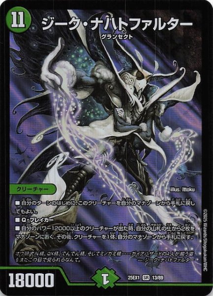 画像1: 【DM25-EX1 SR】ジーク・ナハトファルター　13/89 (1)