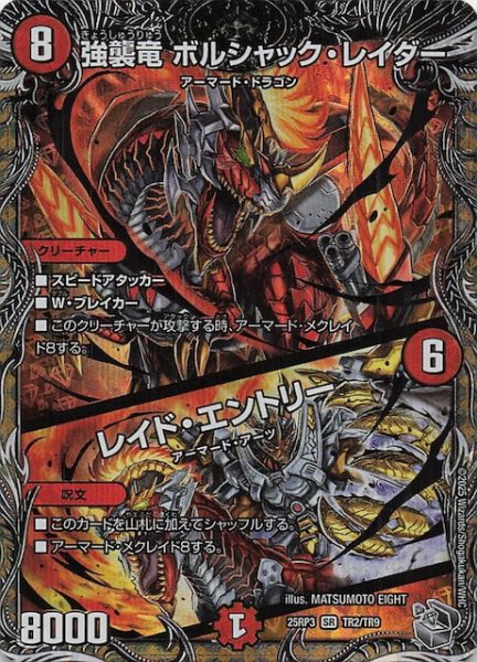 画像1: 【DM25-RP3 銀トレジャー】強襲竜 ボルシャック・レイダー/レイド・エントリー　TR2/TR9 (1)