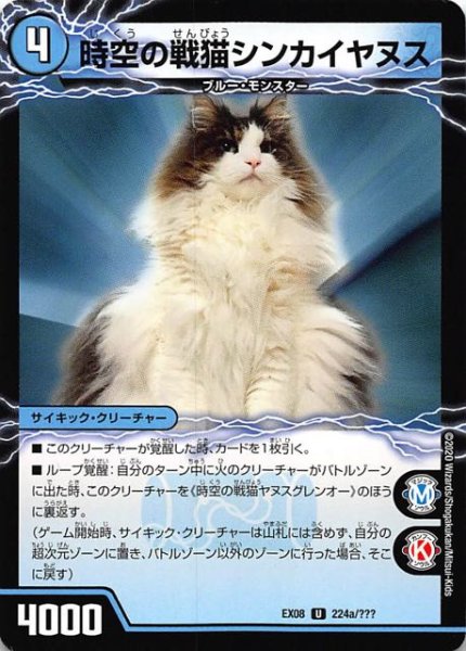 画像1: 【DMEX-08】時空の戦猫シンカイヤヌス　224a/??? (1)