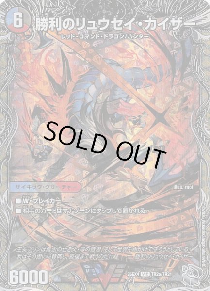 画像1: 【DM25-EX4 銀トレジャー】勝利のリュウセイ・カイザー/唯我独尊ガイアール・オレドラゴン　TR2a・TR2b/TR21 (1)