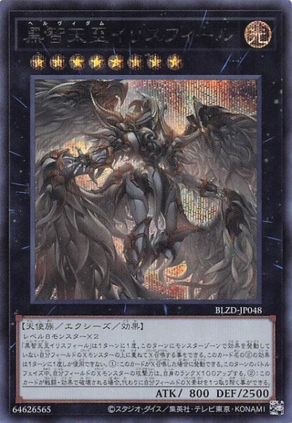 画像1: 【シークレットレア仕様】黒智天至イリスフィール　BLZD-JP048 (1)