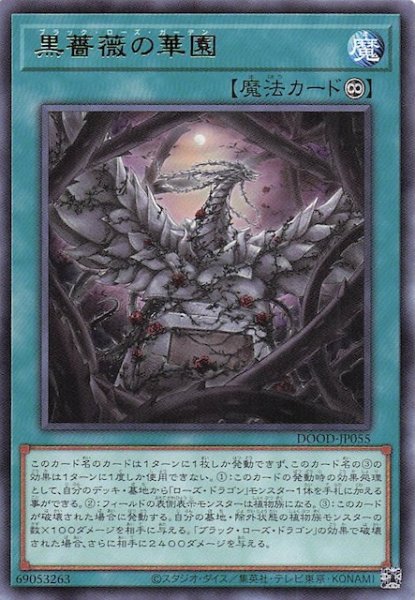 画像1: 【レア】黒薔薇の華園　DOOD-JP055 (1)